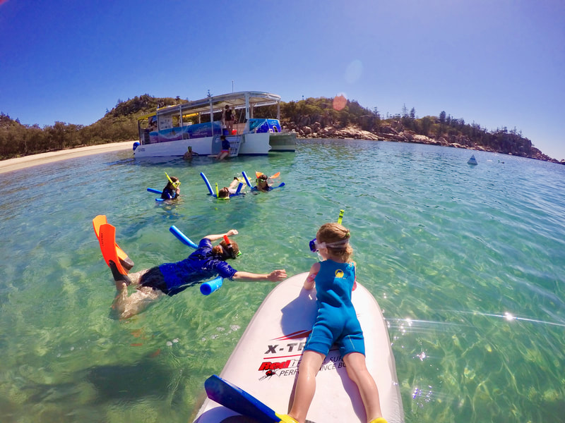 Swimming fun on a Discovery Tour with Aquascene Magnetic Island